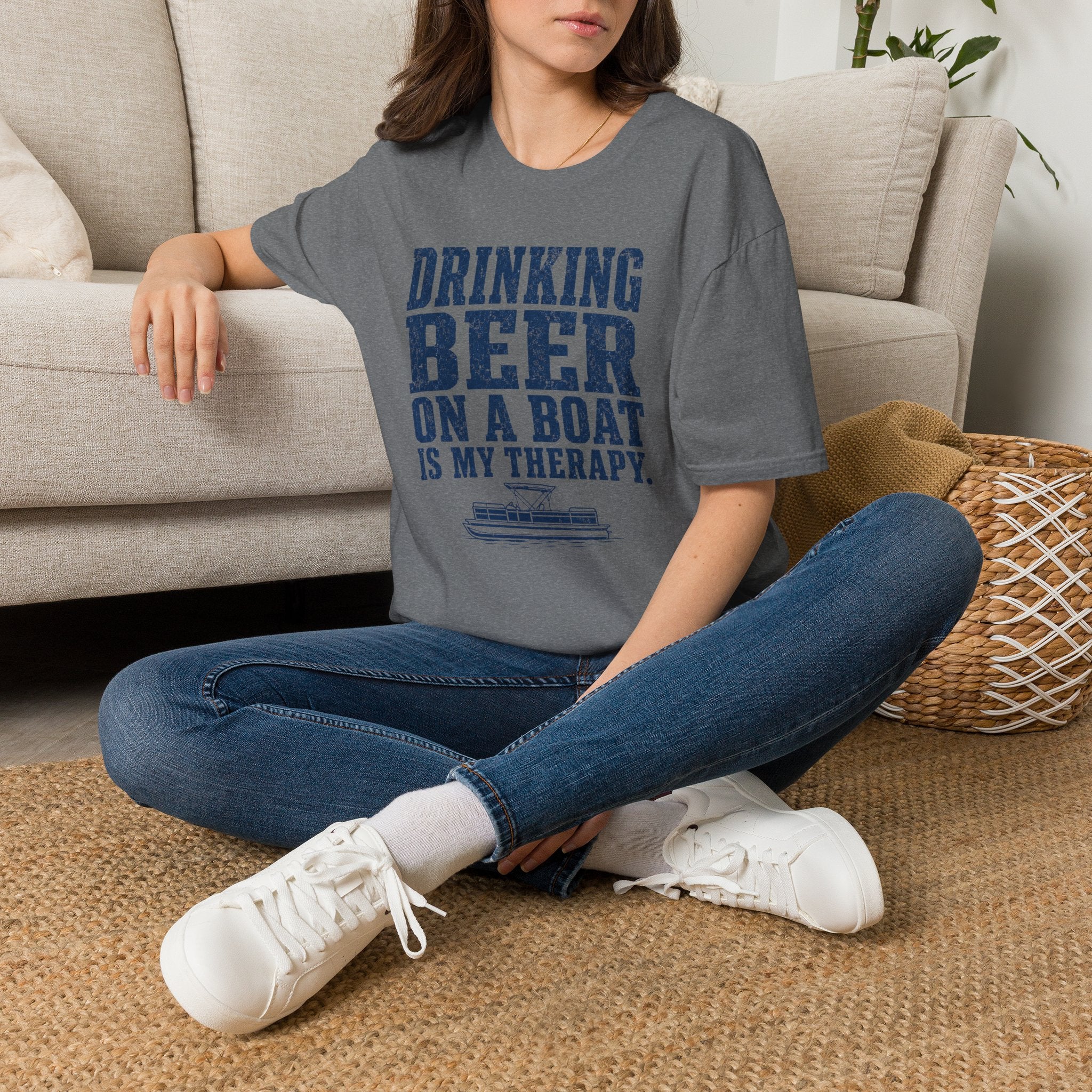 Beer Boat Therapy T-Shirt