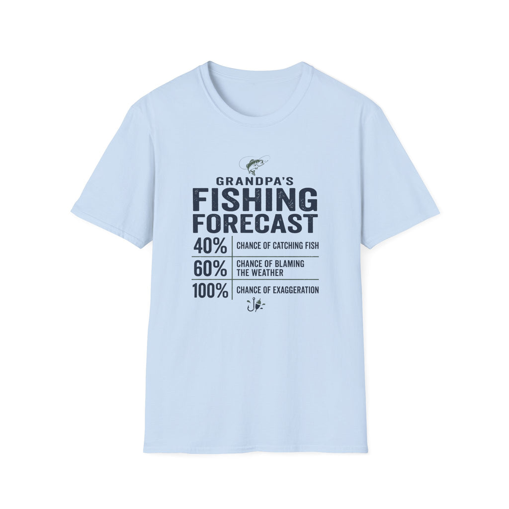 Grandpas Fishing Forecast T-Shirt