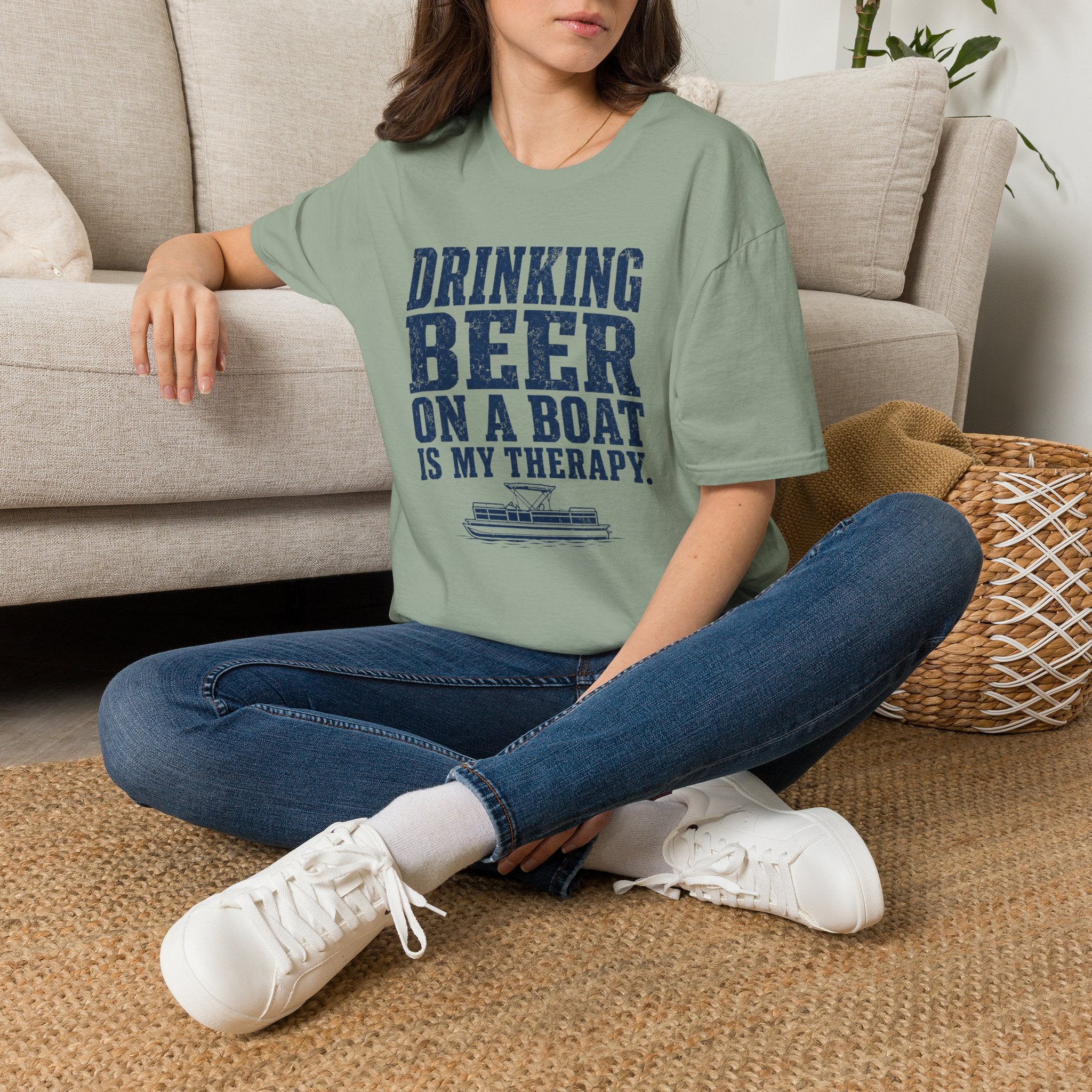 Beer Boat Therapy T-Shirt
