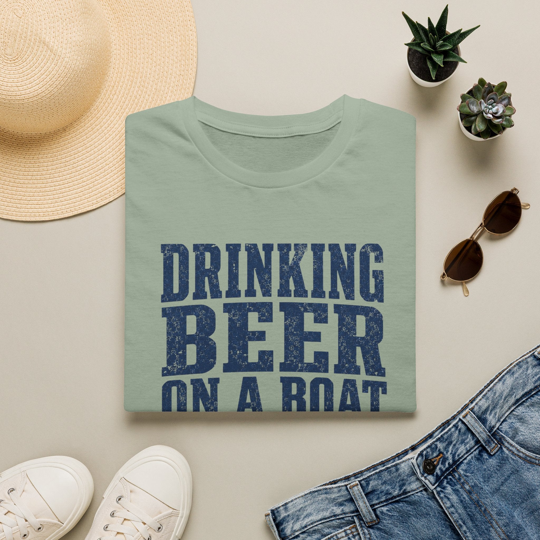 Beer Boat Therapy T-Shirt