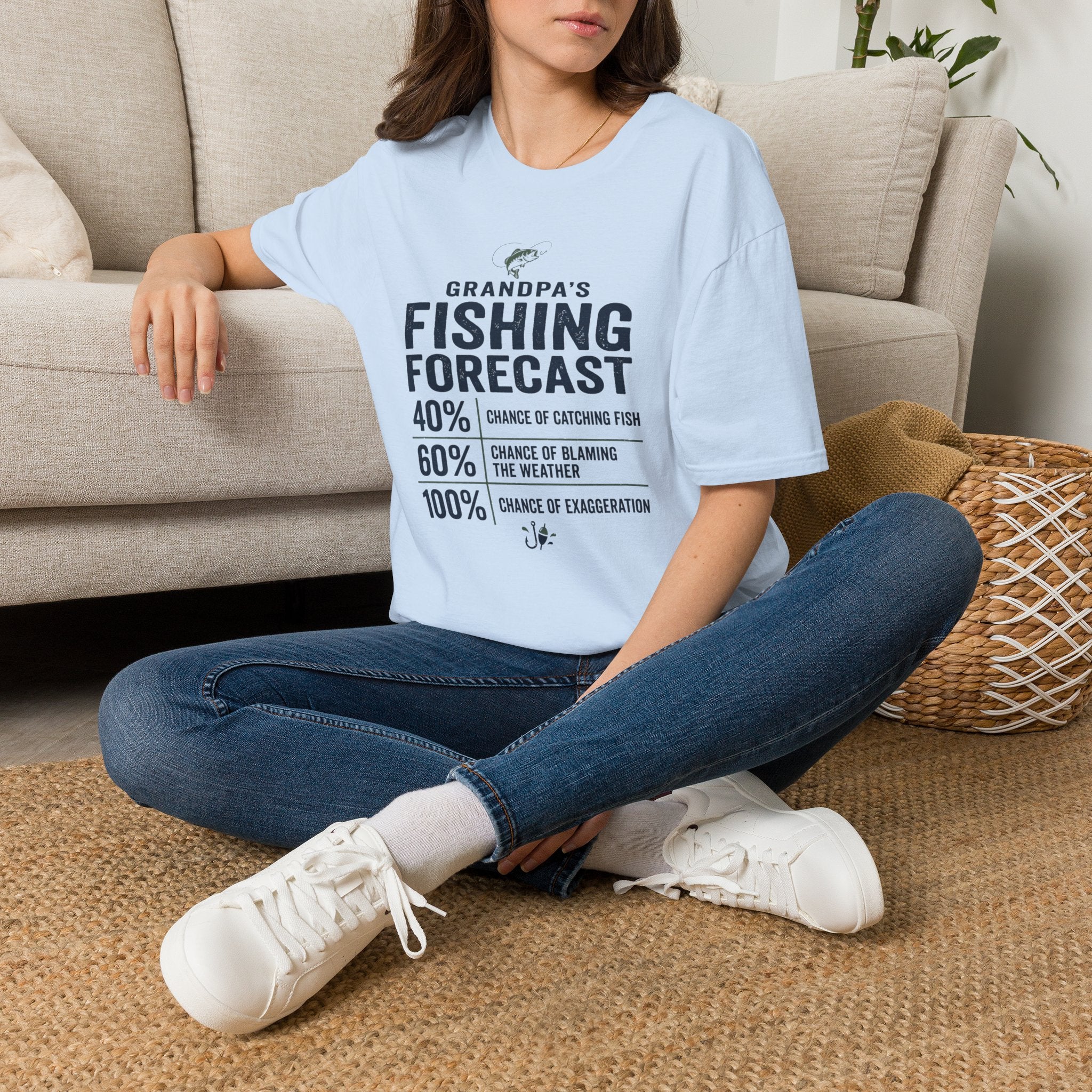 Grandpas Fishing Forecast T-Shirt