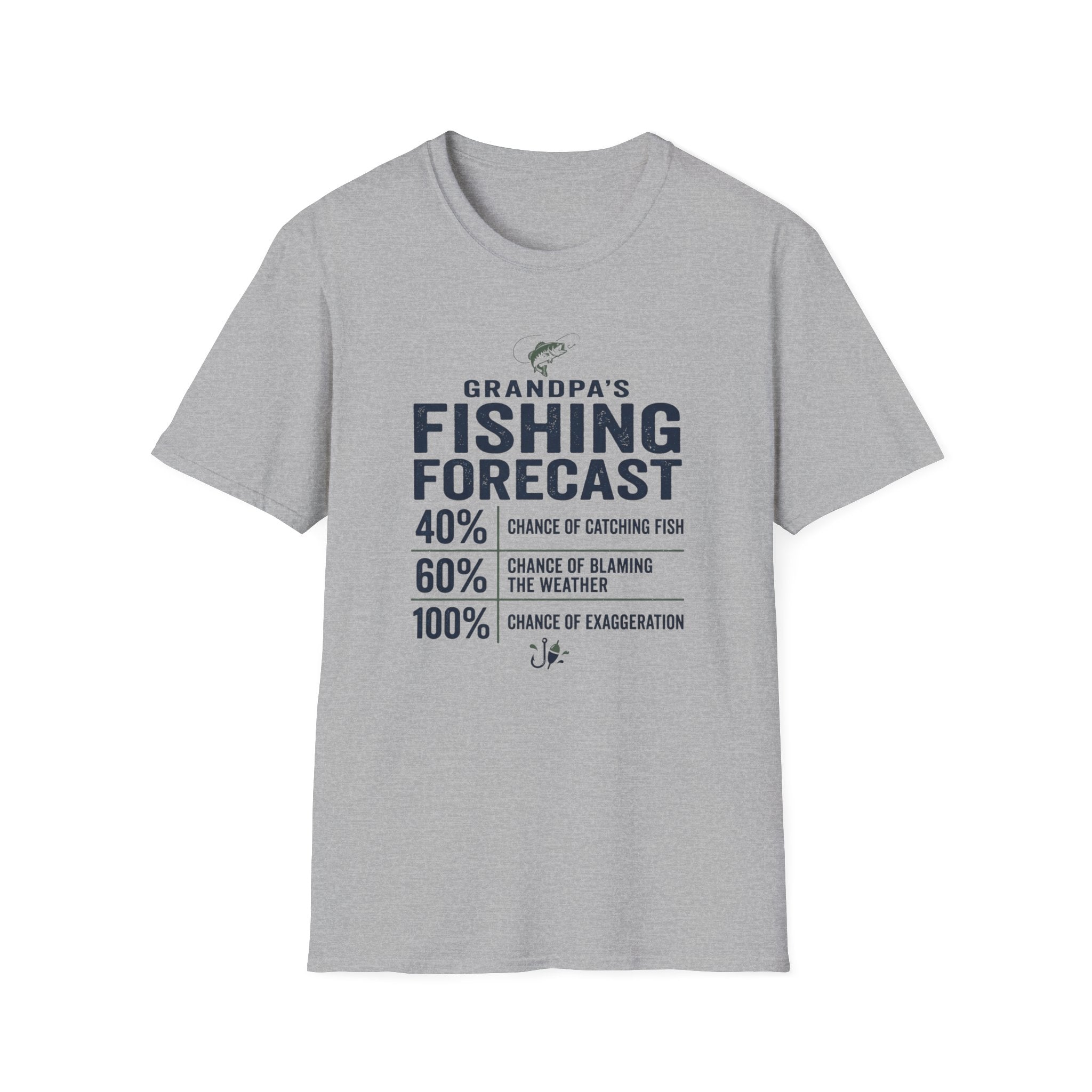 Grandpas Fishing Forecast T-Shirt