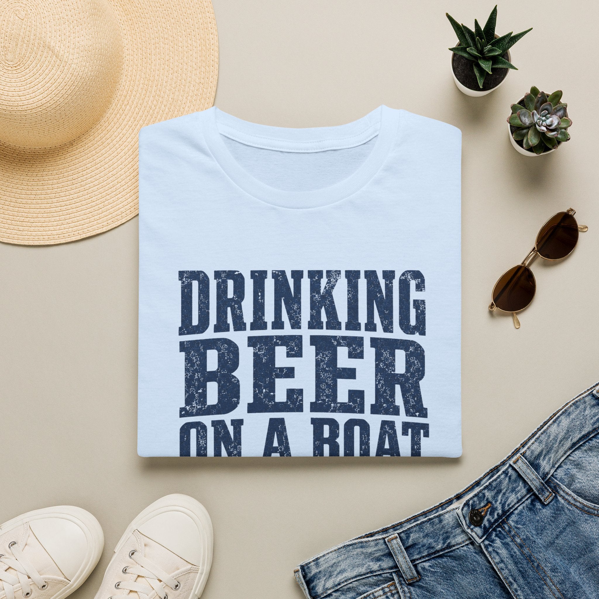 Beer Boat Therapy T-Shirt