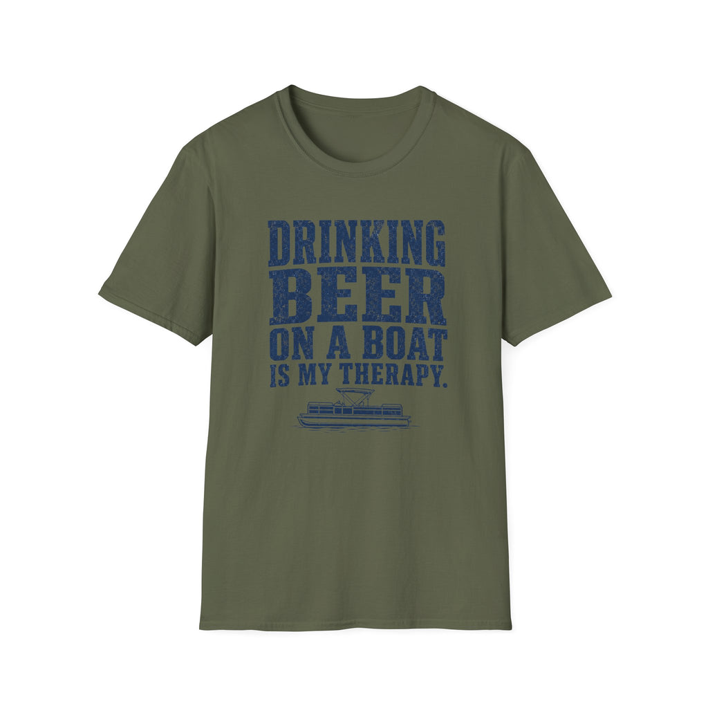 Beer Boat Therapy T-Shirt