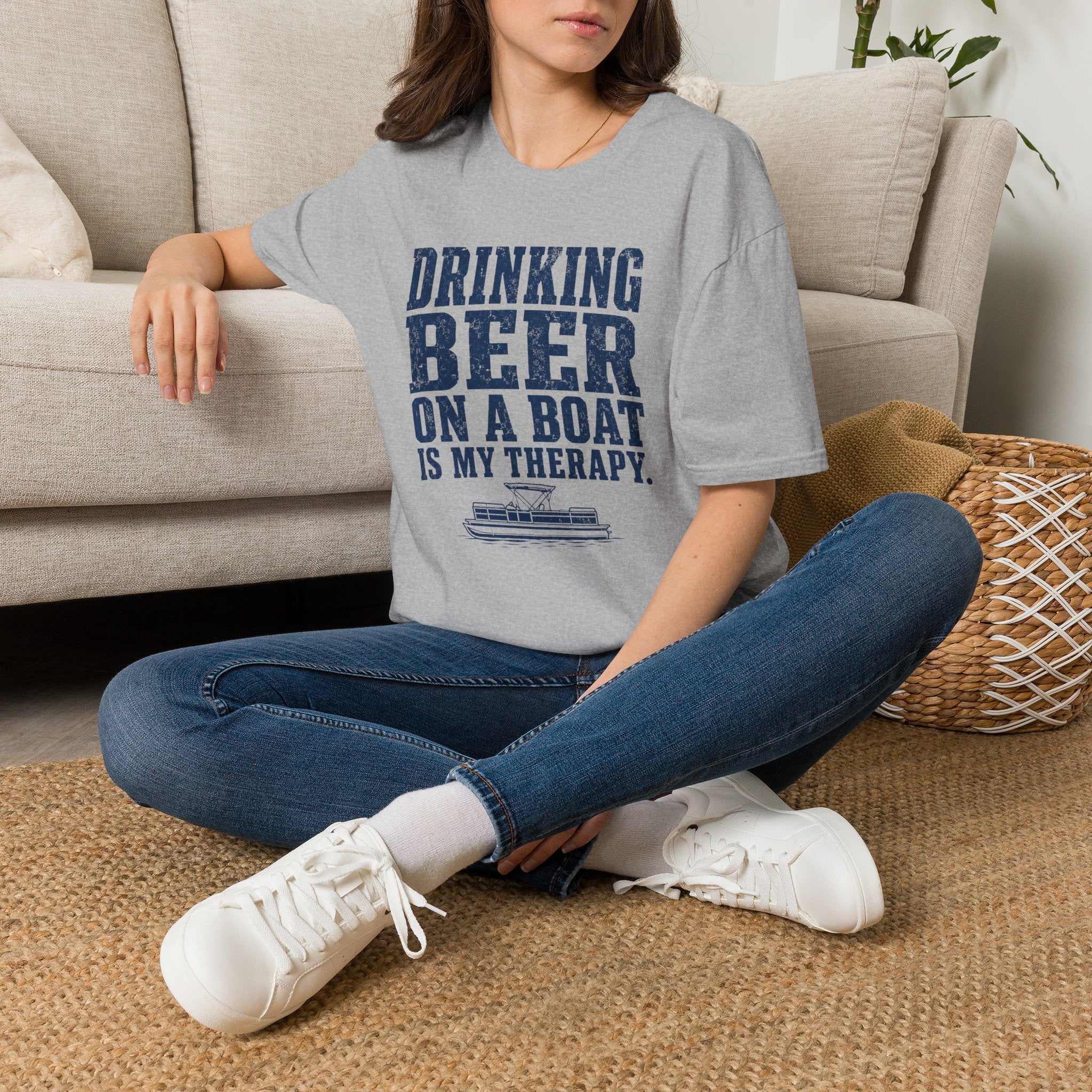 Beer Boat Therapy T-Shirt