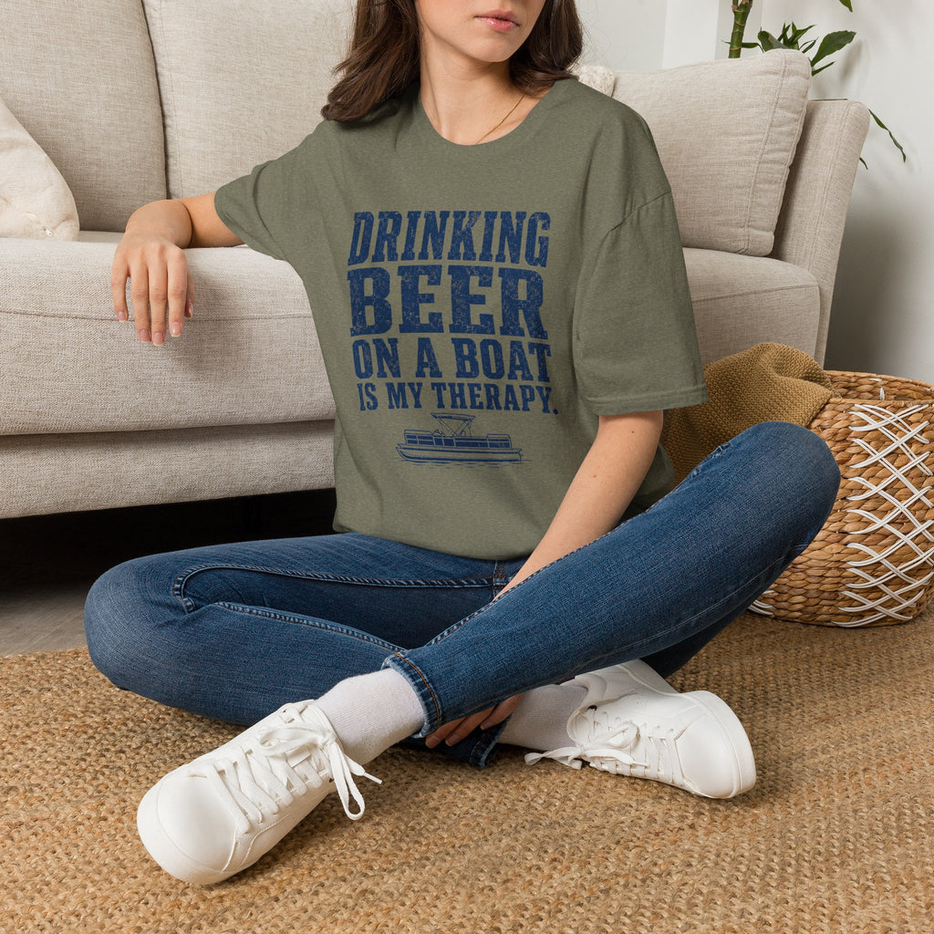 Beer Boat Therapy T-Shirt