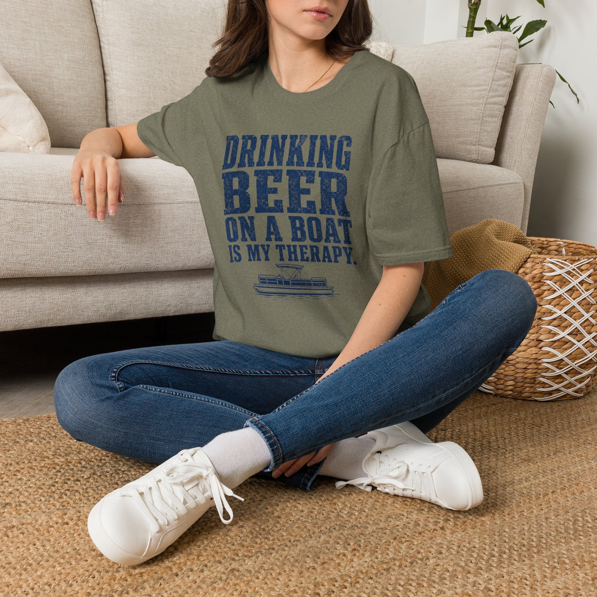 Beer Boat Therapy T-Shirt