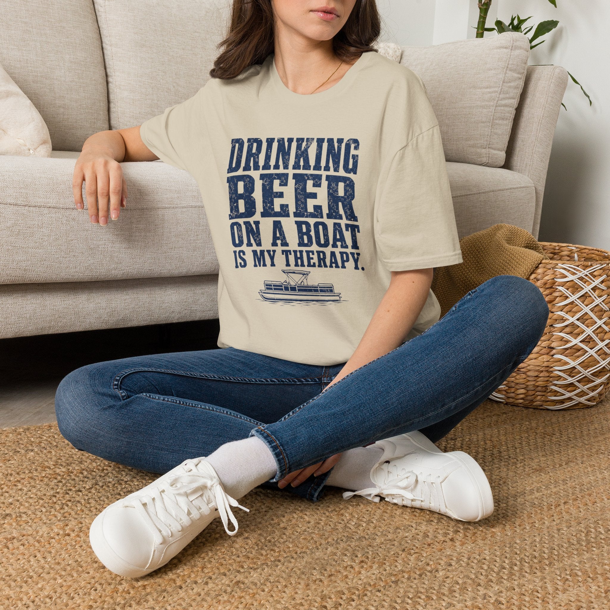 Beer Boat Therapy T-Shirt