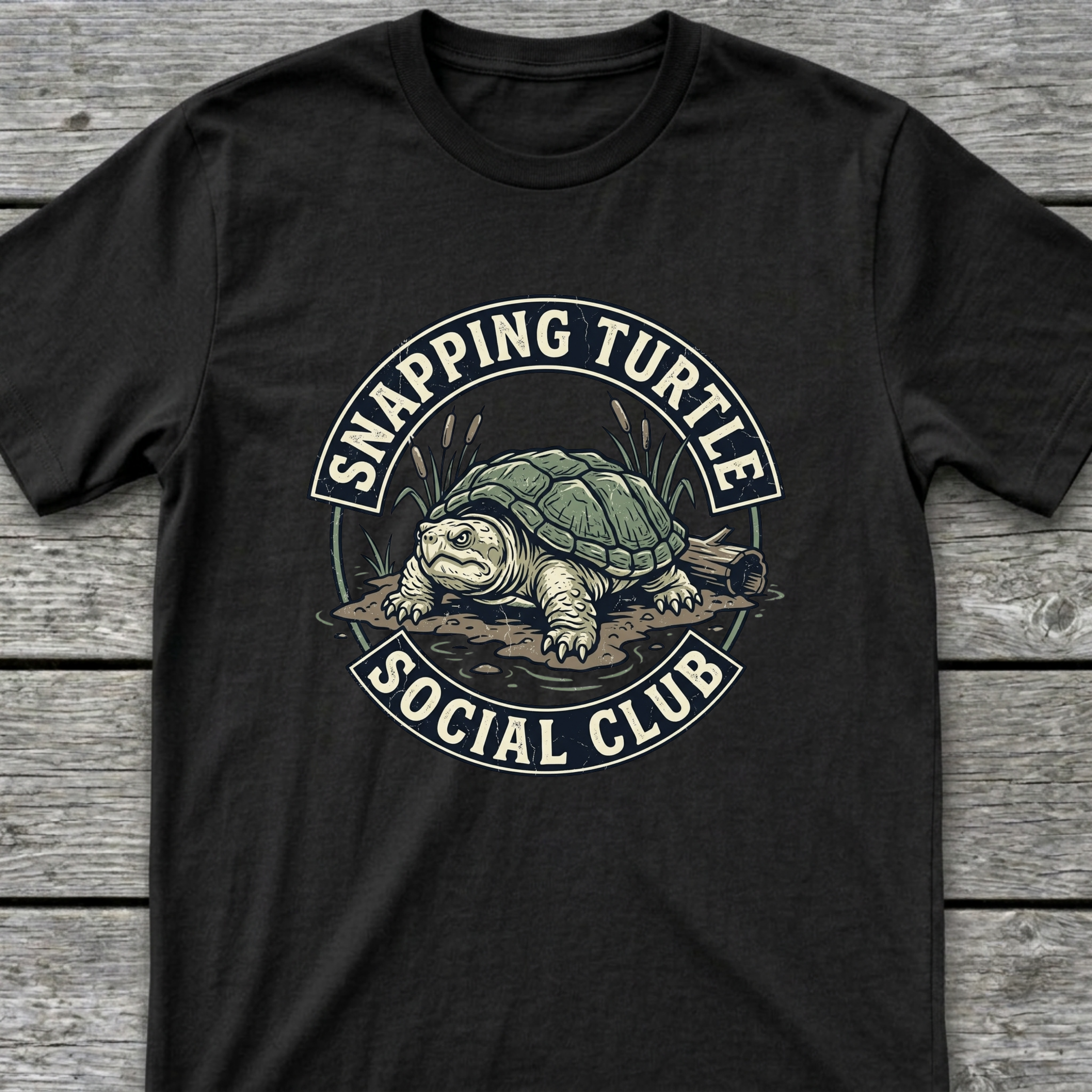 Snapping Turtle Social T-Shirt
