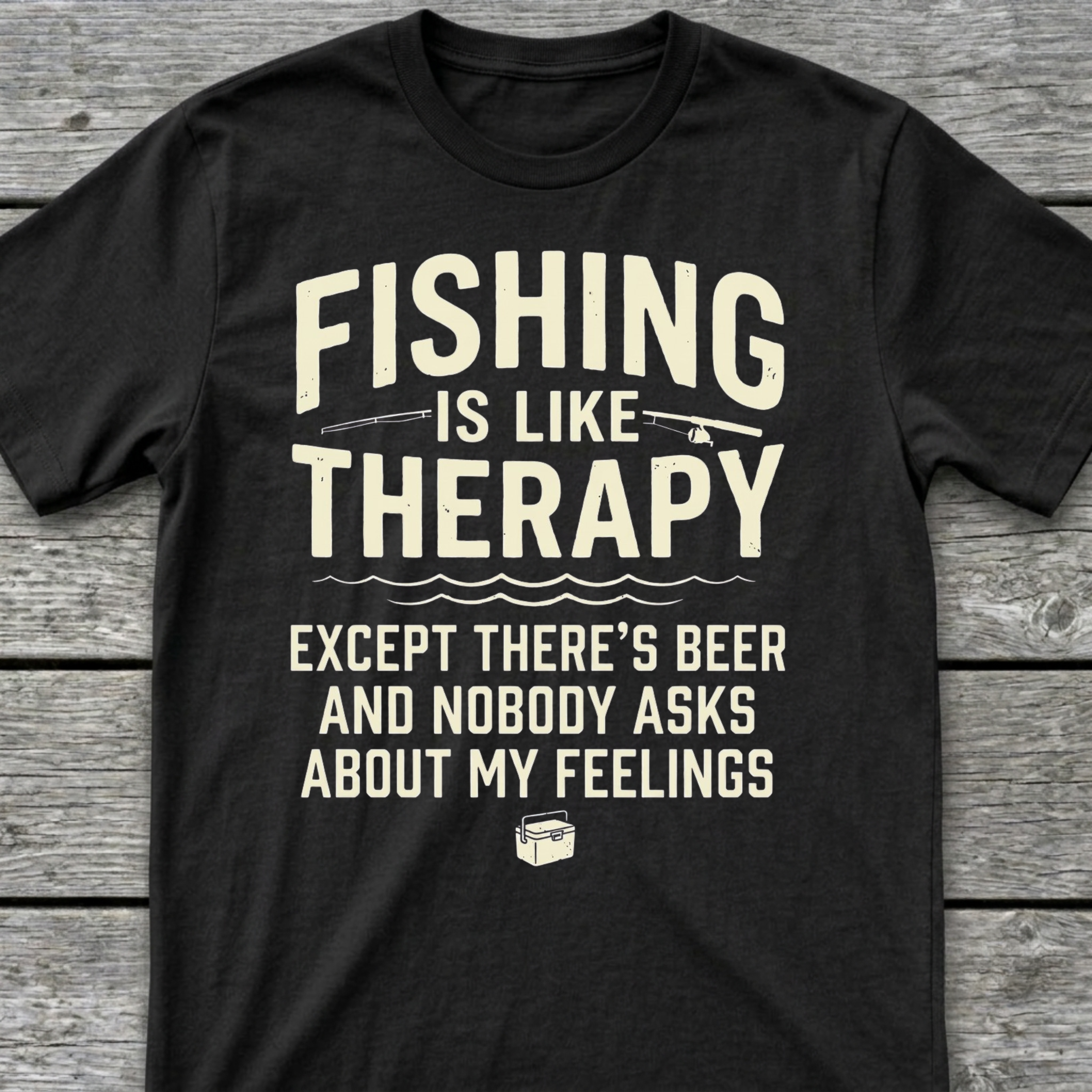 Fishing is like Therapy T-Shirt