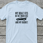 Boat Budget T-Shirt Light Blue