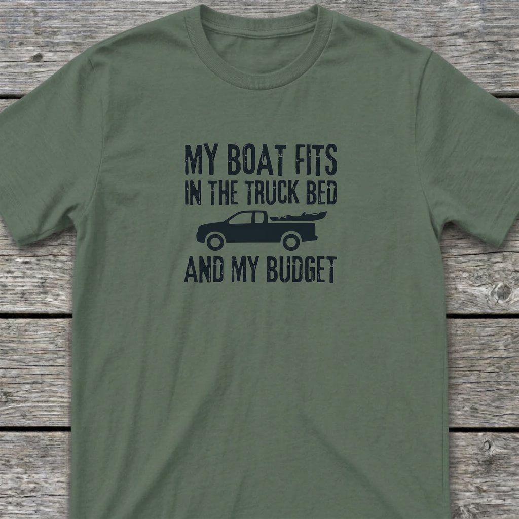 Boat Budget T-Shirt Military Green