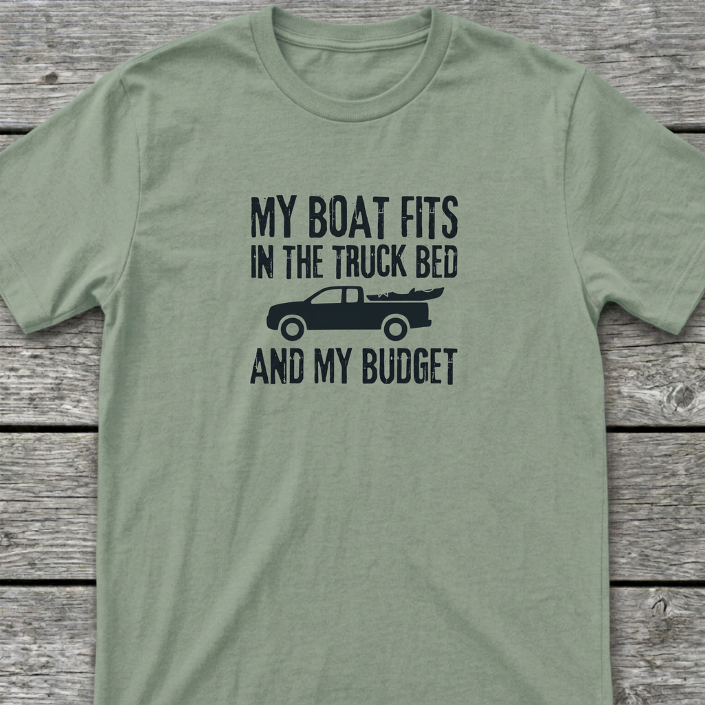 Boat Budget T-Shirt Sage