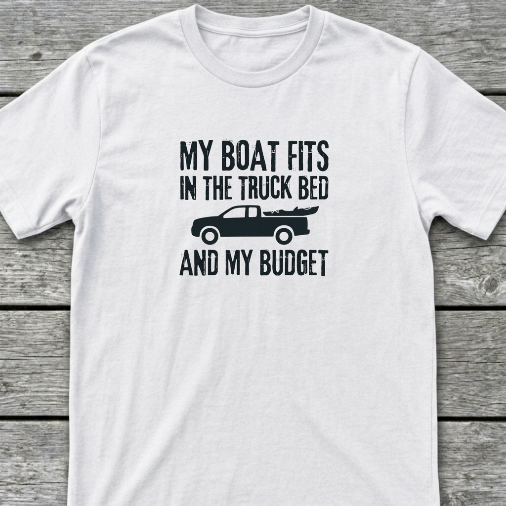 Boat Budget T-Shirt White
