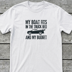 Boat Budget T-Shirt White