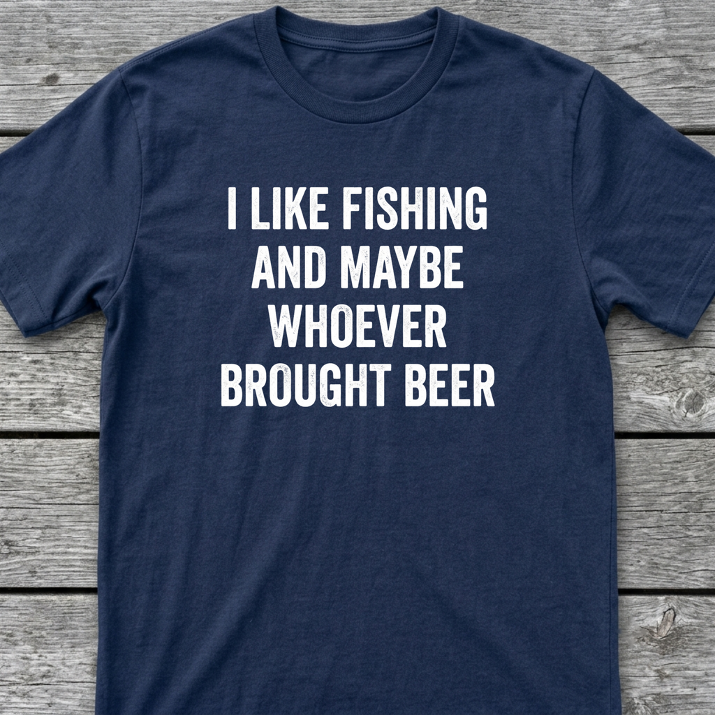 Bring Beer T-Shirt Navy