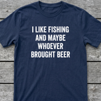 Bring Beer T-Shirt Navy