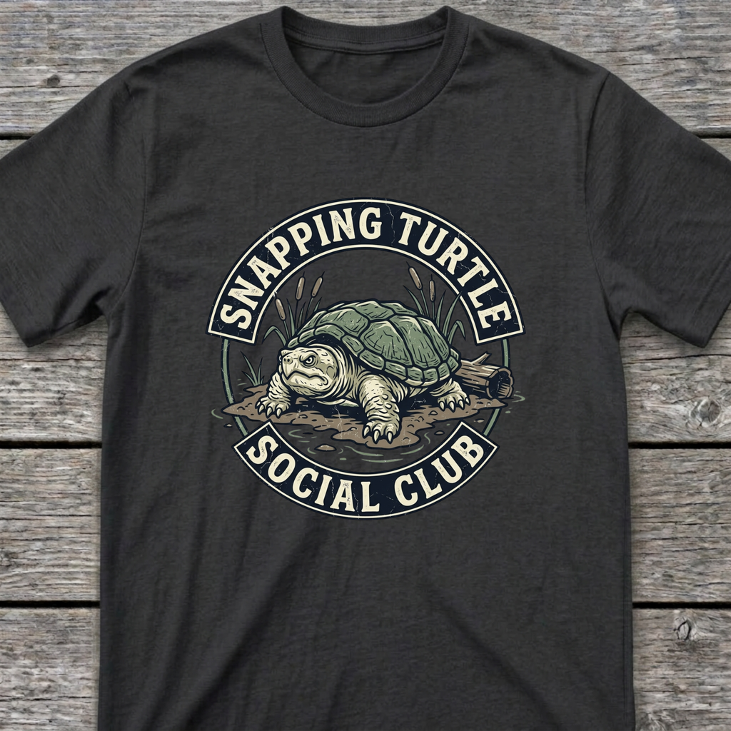 Snapping Turtle Social T-Shirt