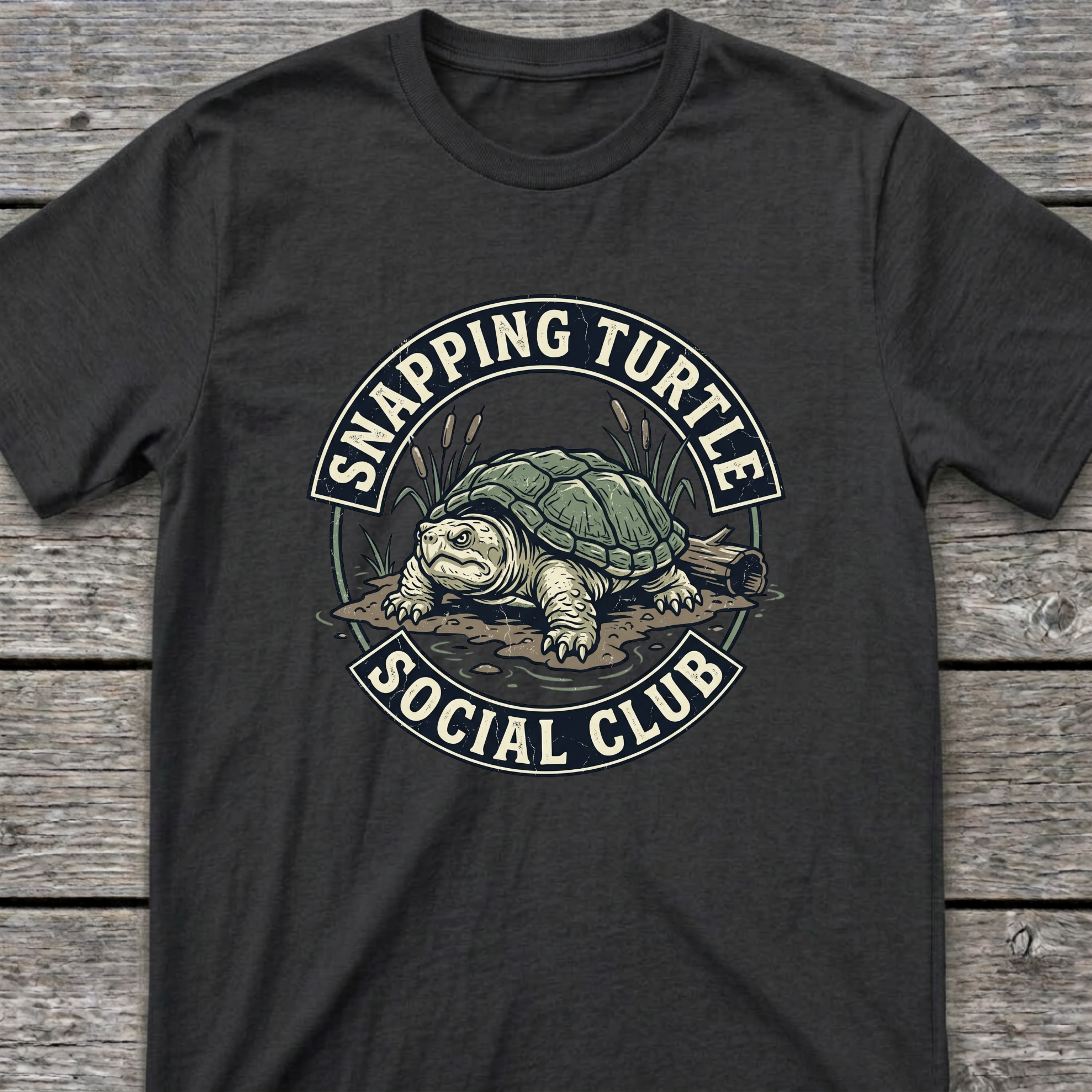 Snapping Turtle Social T-Shirt