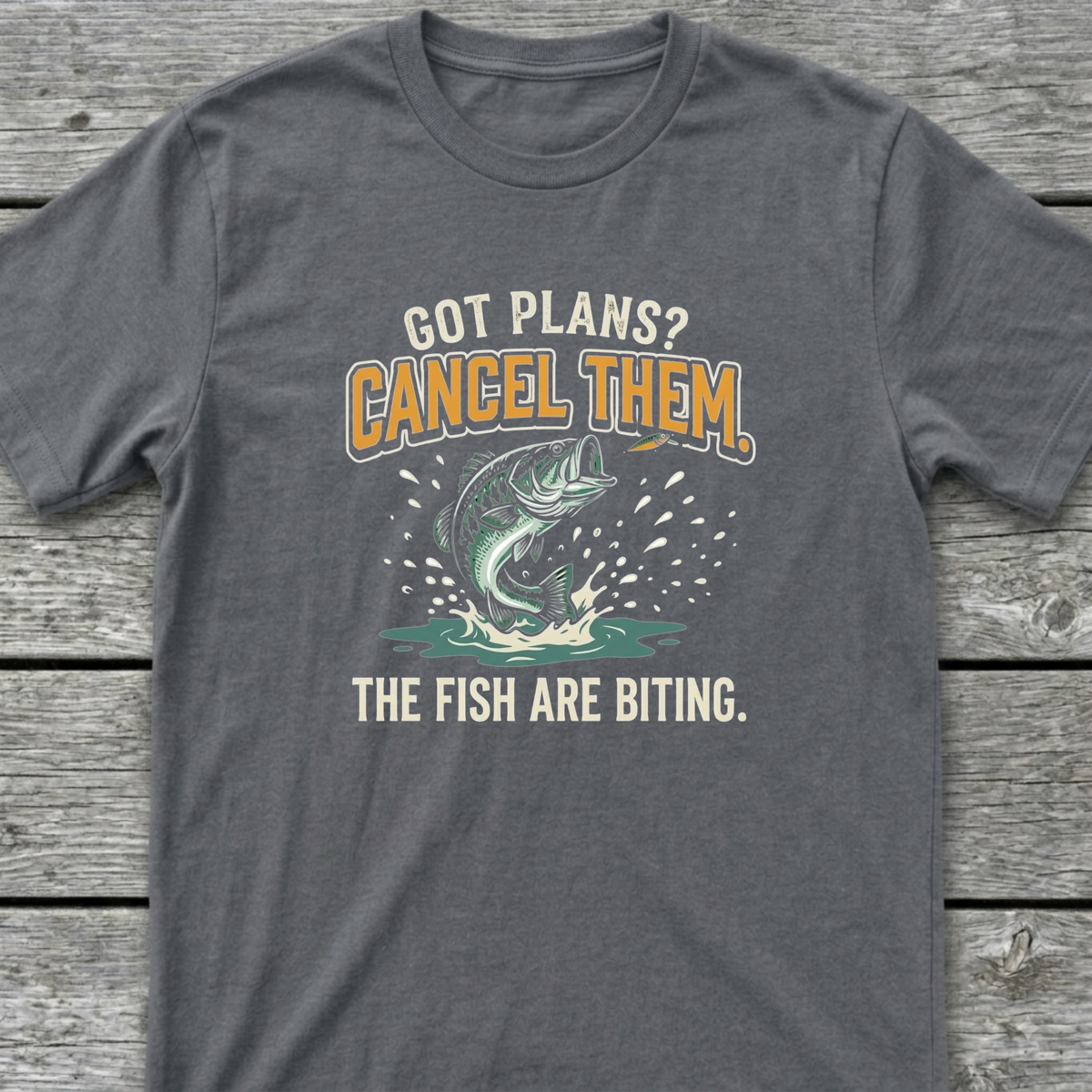 Got Plans T-Shirt Charcoal