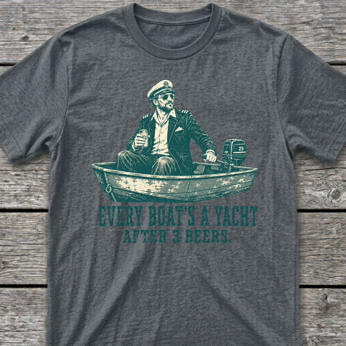 Three Beers Yacht T-Shirt