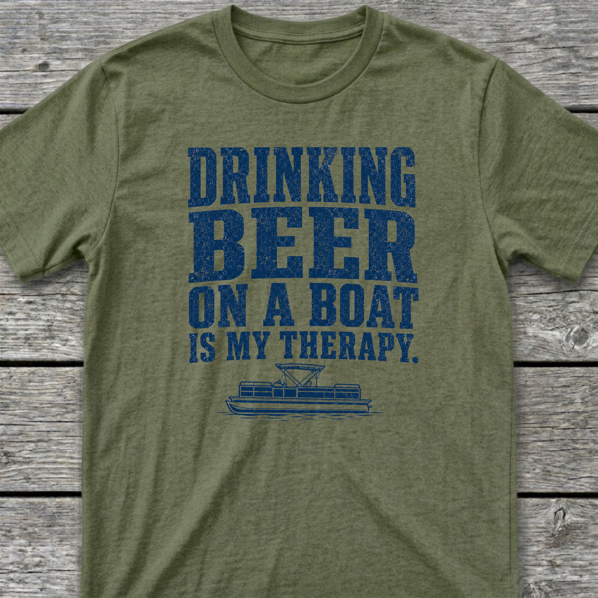 Beer Boat Therapy T-Shirt