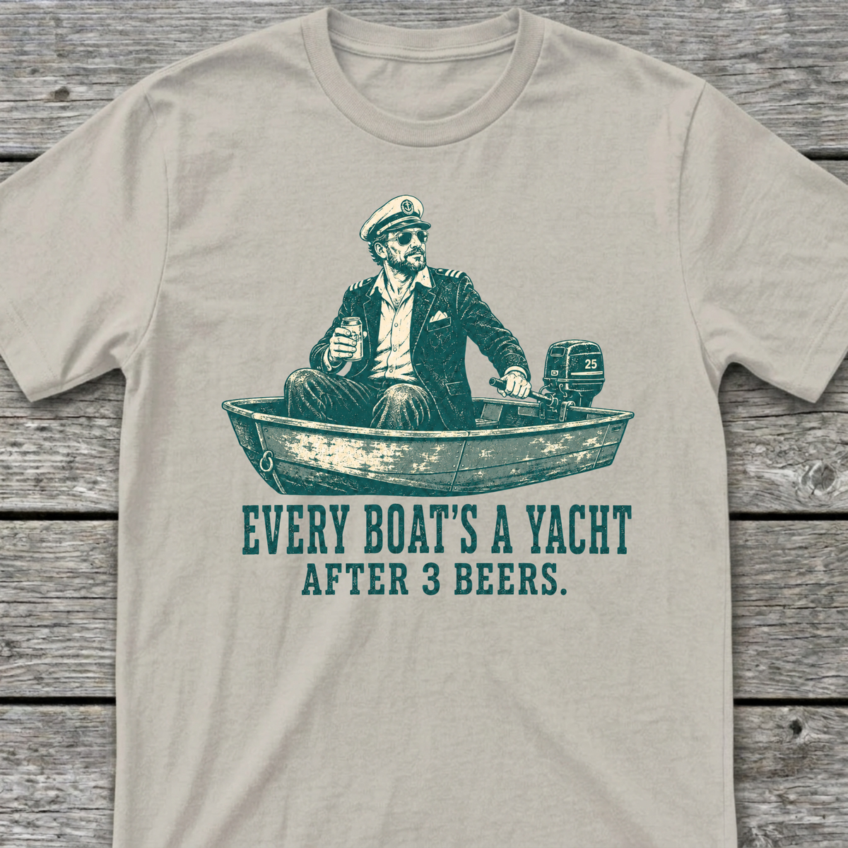 Three Beers Yacht T-Shirt