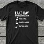 Lake Workout T-Shirt Black
