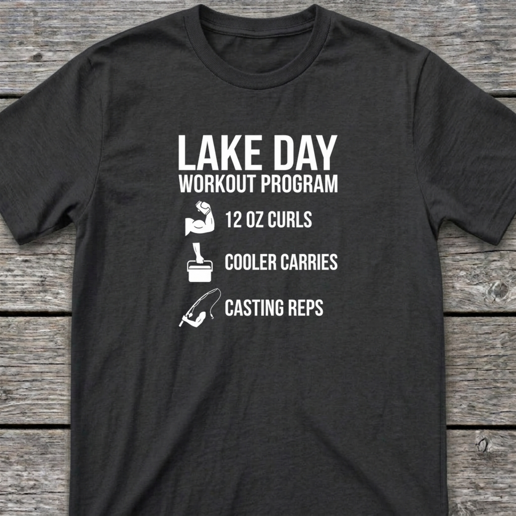 Lake Workout T-Shirt Dark Heather
