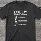 Lake Workout T-Shirt Dark Heather