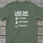 Lake Workout T-Shirt Military Green