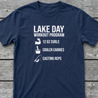 Lake Workout T-Shirt Navy