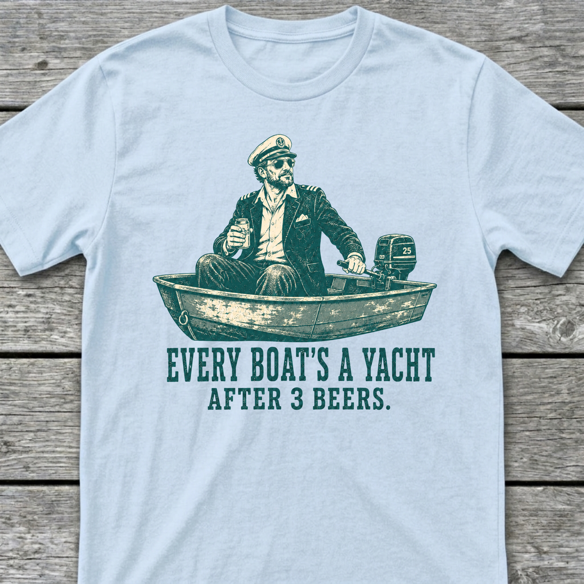Three Beers Yacht T-Shirt