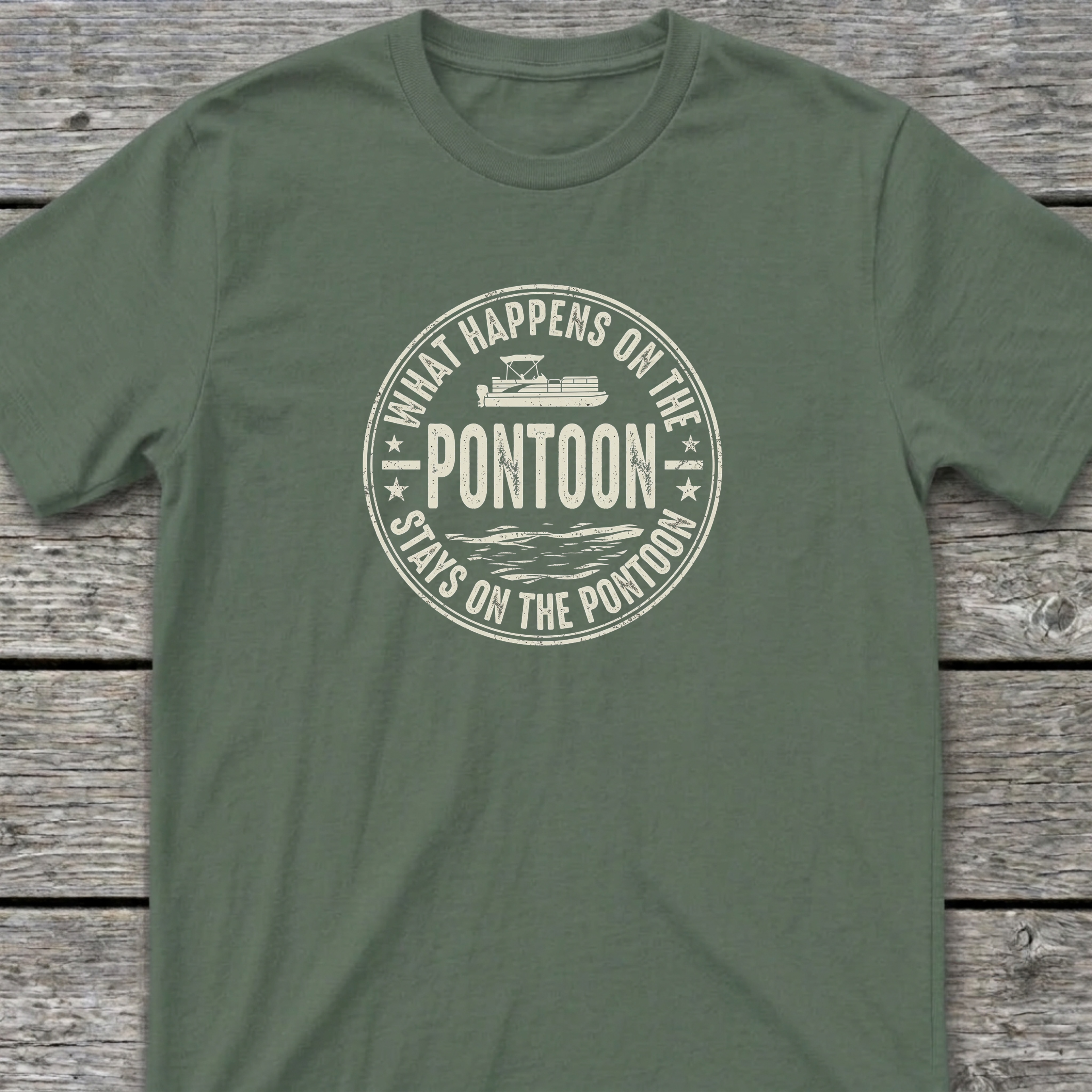Stays on the Pontoon T-Shirt
