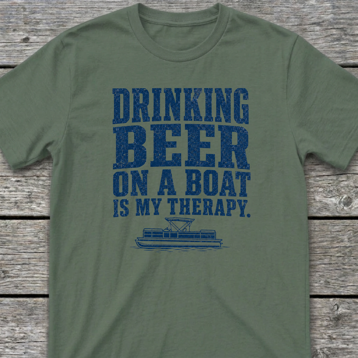 Beer Boat Therapy T-Shirt