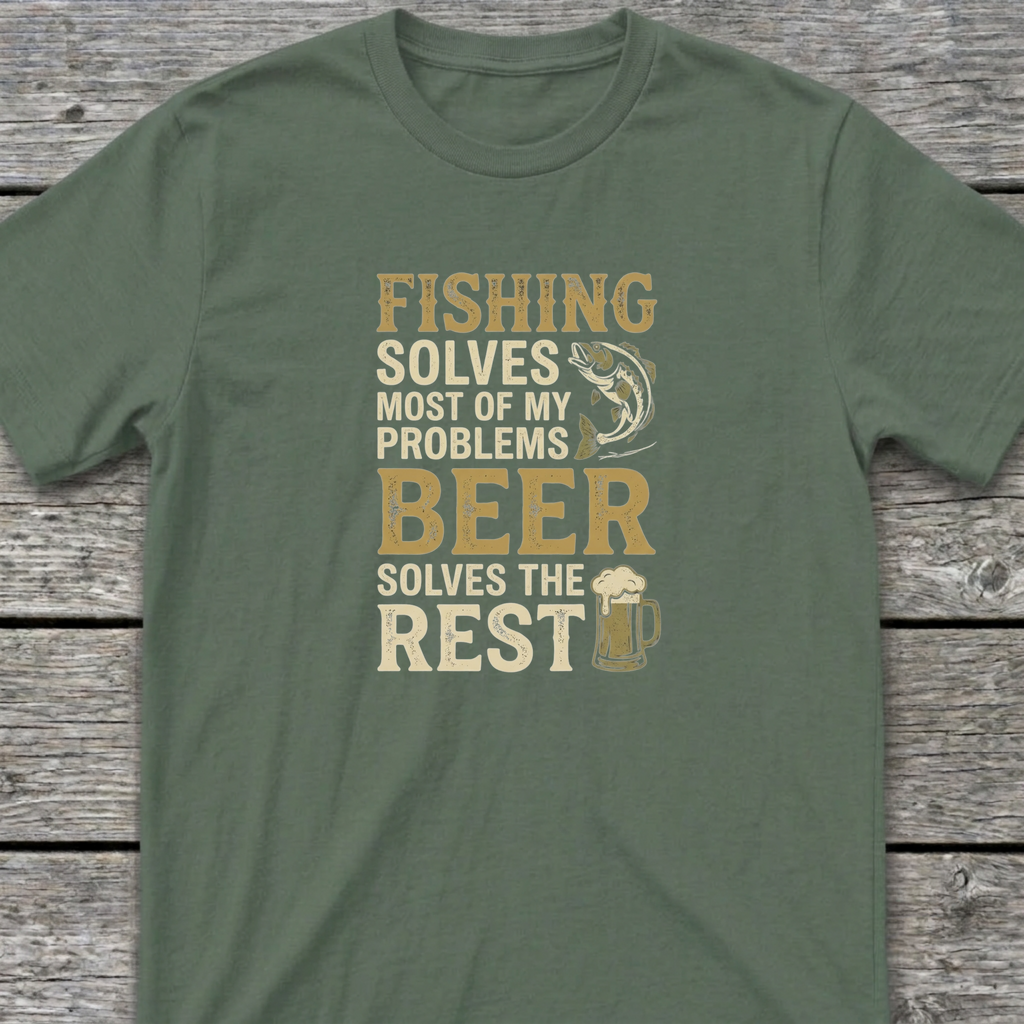 My Problems T-Shirt Military Green