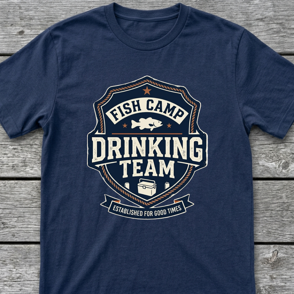 Fish Camp Drinking Team T-Shirt