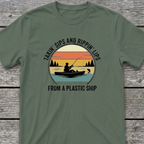 Plastic Ship T-Shirt Military Green