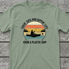 Plastic Ship T-Shirt Sage