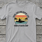 Plastic Ship T-Shirt Sport Grey