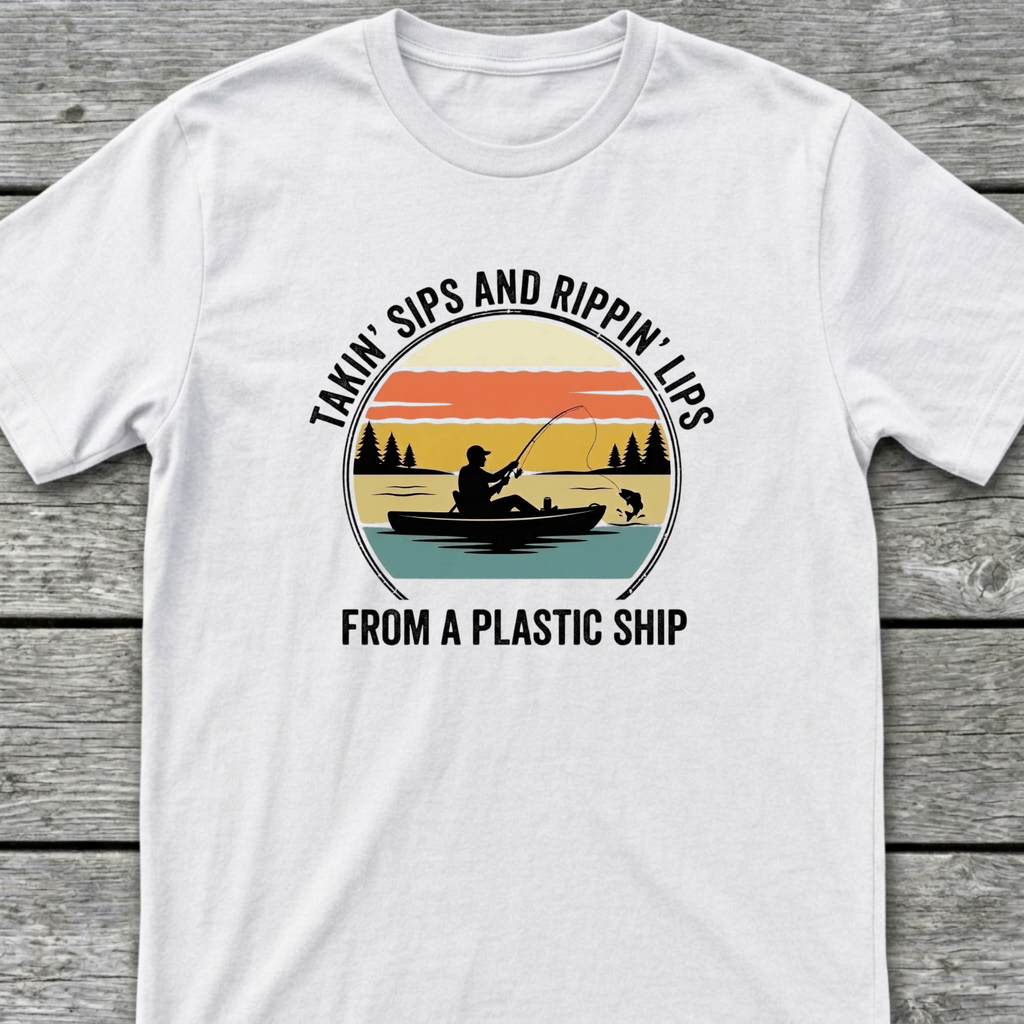 Plastic Ship T-Shirt White