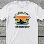 Plastic Ship T-Shirt White