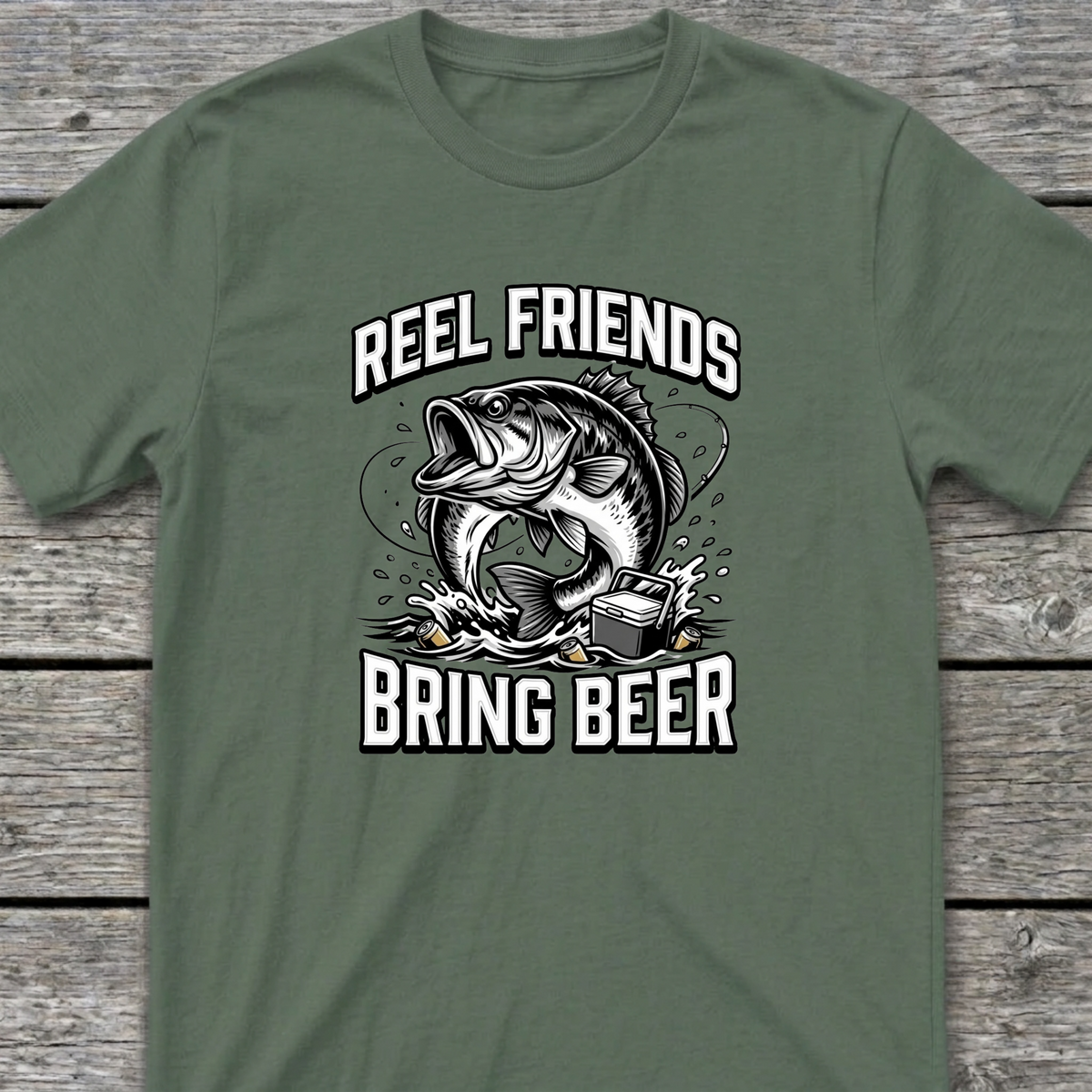 Reel Friends T-Shirt Military Green