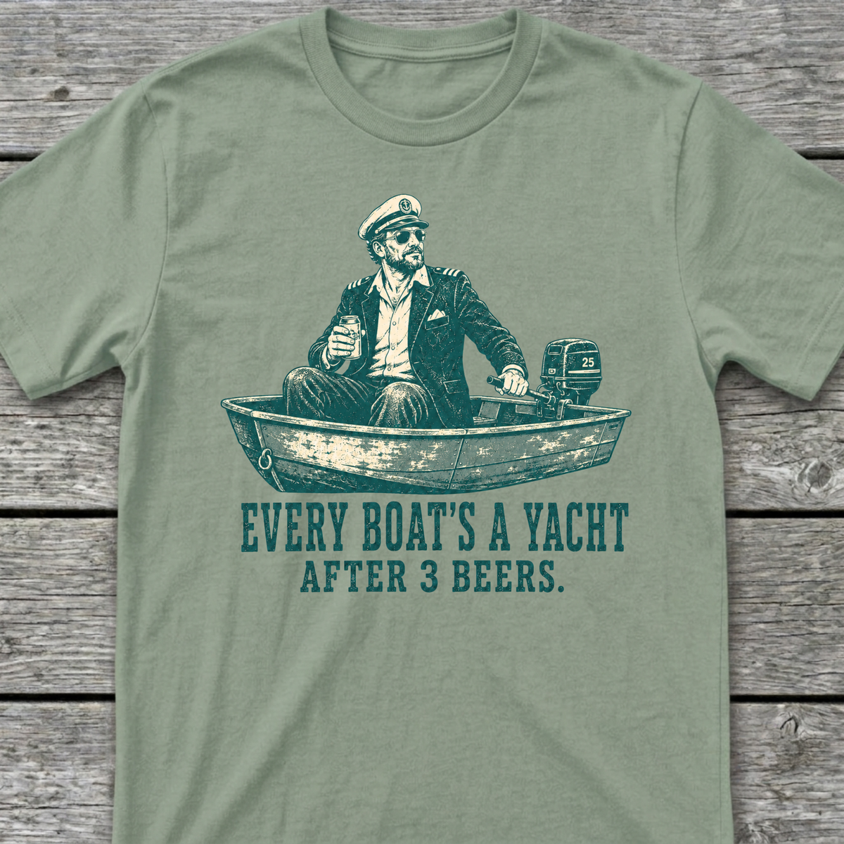 Three Beers Yacht T-Shirt