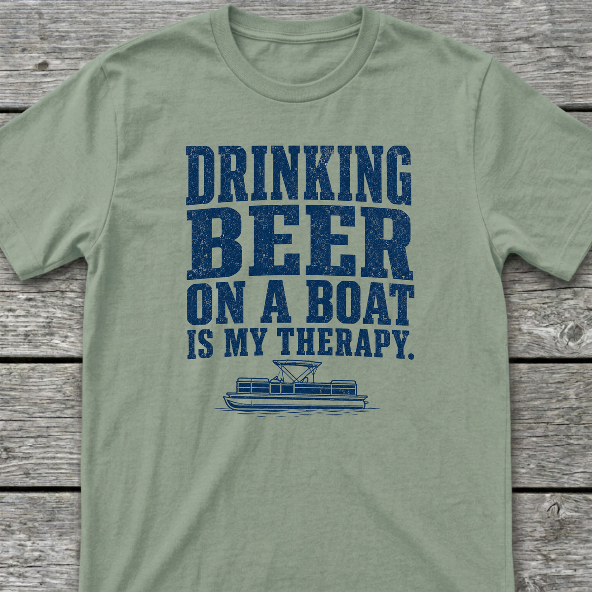 Beer Boat Therapy T-Shirt
