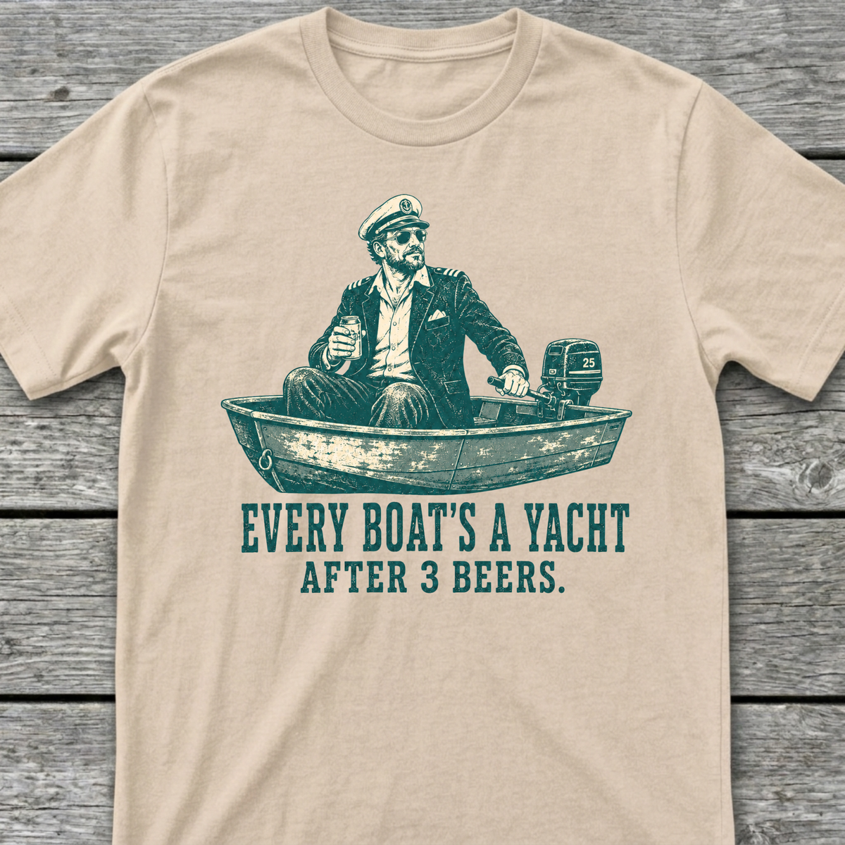 Three Beers Yacht T-Shirt