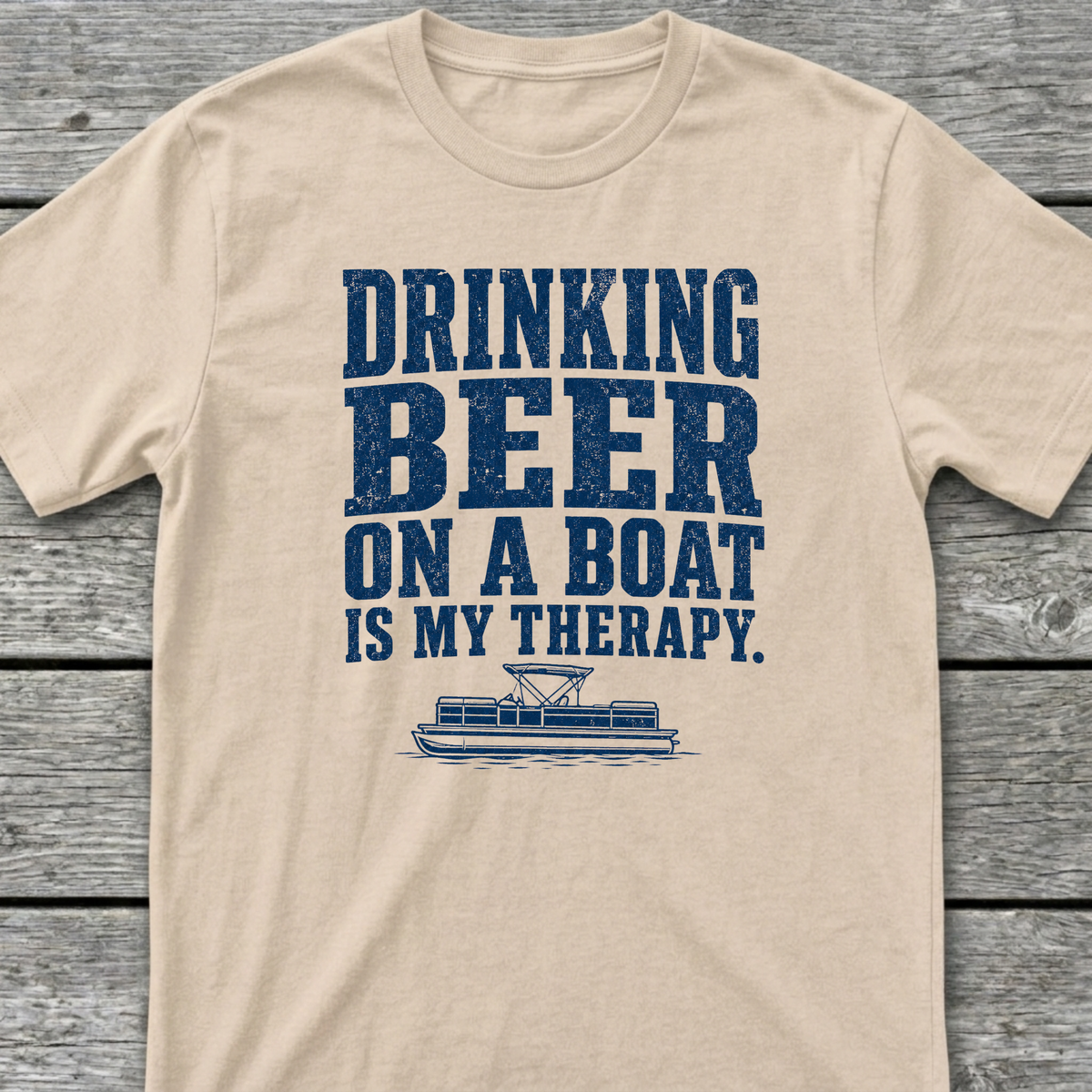 Beer Boat Therapy T-Shirt