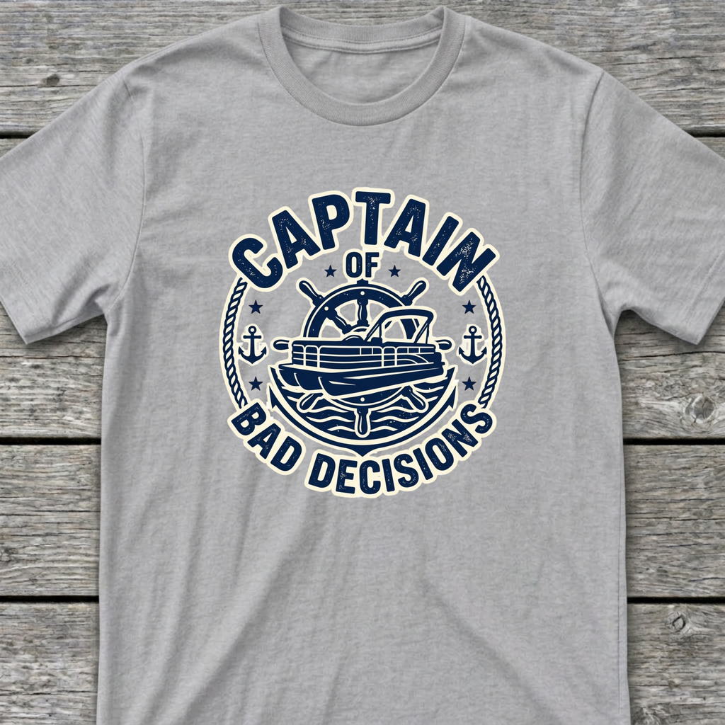 Captain of Bad Decisions T-Shirt