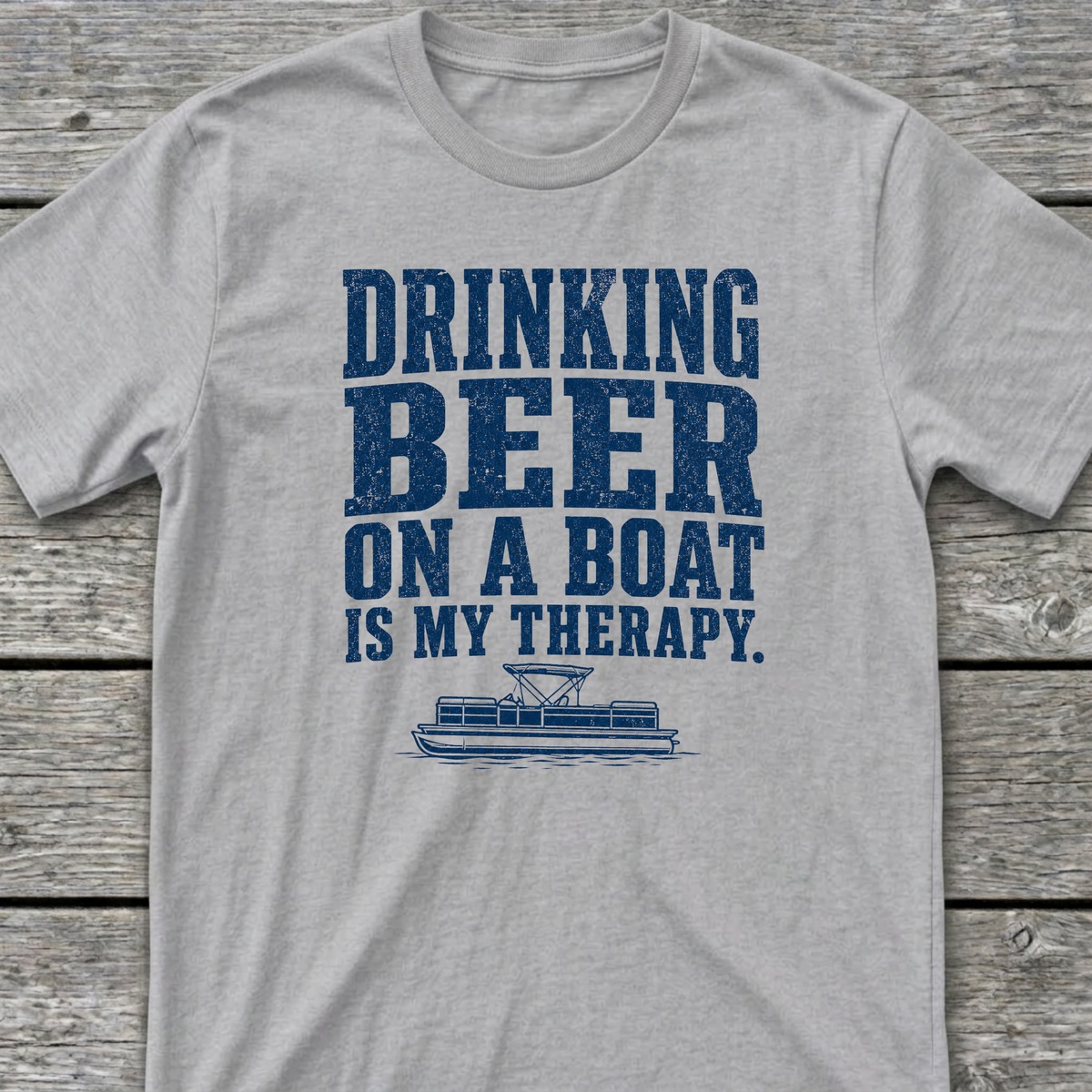 Beer Boat Therapy T-Shirt
