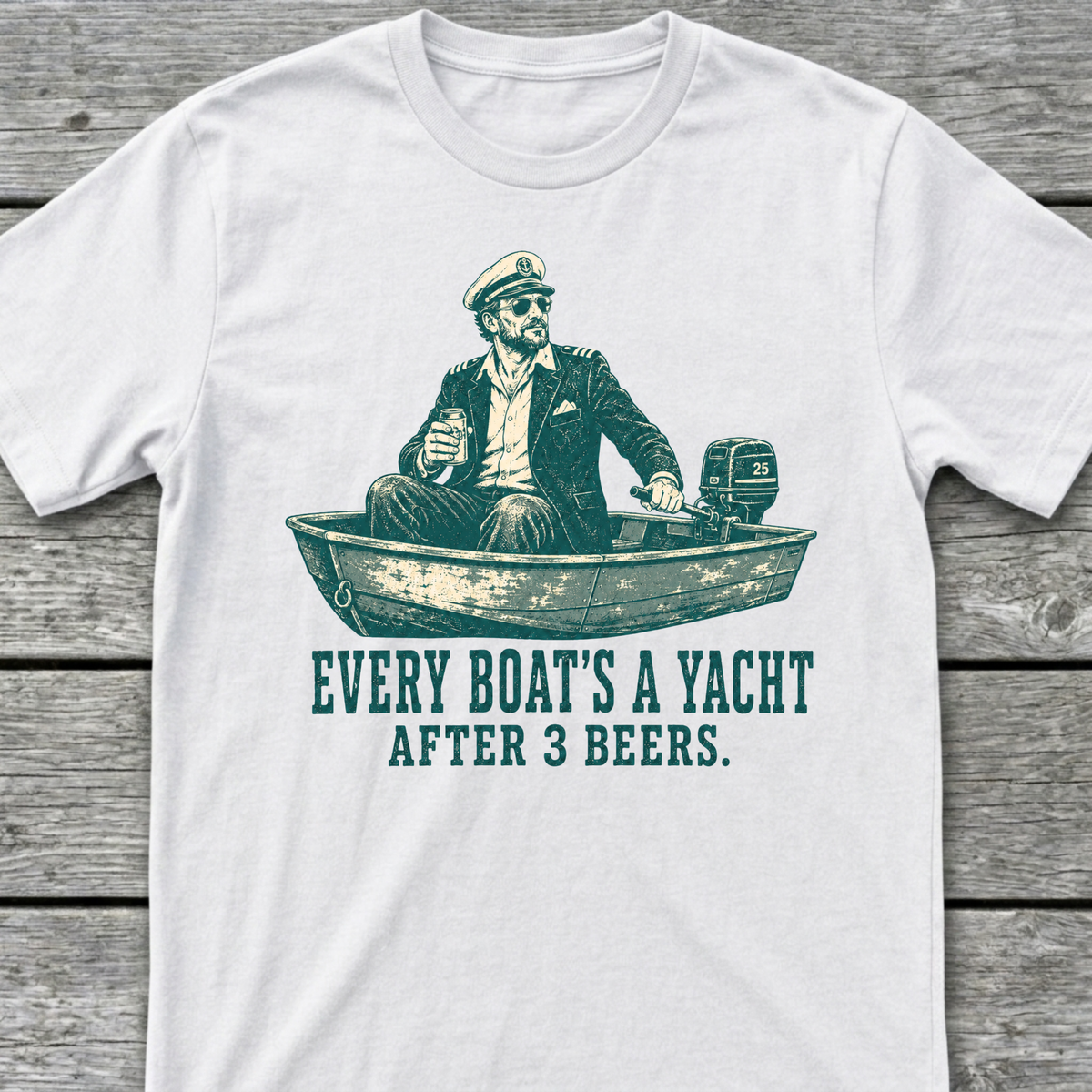 Three Beers Yacht T-Shirt